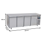 Thumbnail Masa rece FRENOX, profesionala, inox, 4 usi, ingusta, 632 lt, 213*70*85 cm - 4