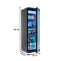 Thumbnail Frigider vertical FRENOX pentru bar, cu 1 usa din sticla, 400 lt - 2