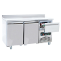 Thumbnail Masa rece FRENOX, profesionala, inox, 2 usi, 1 sertar, 281 lt, 140*70*85 cm - 0