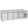 Thumbnail Masa rece FRENOX, profesionala, inox, 4 usi, 1 sertar, 550 lt, 233*60*85 cm - 0