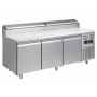 Thumbnail Masa rece preparare pizza FRENOX, profesionala, inox, 3 usi si 13 cuve, 720 lt, 223*83*128 cm - 0
