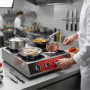 Thumbnail Masina de gatit pe gaz cu 4 arzatoare de banc, 50*55*16 cm - 2