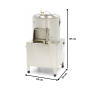 Thumbnail Masina de curatat cartofi 30 kg - motor monofazic - 6
