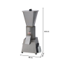 Thumbnail Masina Profesionala Pesmet, Macinat Paine, Inox, 1.75 kW, 46*52*103 - 6
