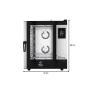 Thumbnail Cuptor profesional gastronomic FM electric cu 10 cuve si panou de control touchscreen - 7