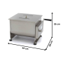 Thumbnail Malaxor carne manual inox 25 kg - 6