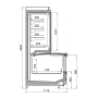 Thumbnail Raft frigorific combi pentru inghetata si produsele congelate, 375 cm - motor exterior - 4