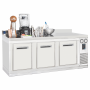 Thumbnail Masa rece FRENOX, profesionala, inox, 3 usi undercounter, 474 lt, 193*64*85 cm - 0