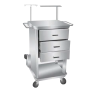 Thumbnail Carucior inox, pentru echipamente medicale - 0
