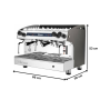 Thumbnail Espressor semi-automat FIAMMA 2 grupuri - 9