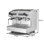 Thumbnail Espressor automat FIAMMA 2 grupuri, compact - 6