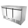 Thumbnail Masa rece, profesionala, inox, 3 usi, 368 lt, 136*70*85 cm - 0