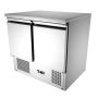 Thumbnail Masa rece, profesionala, inox, 2 usi, 240 lt, 90*70*85 cm - 0