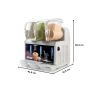 Thumbnail Aparat dozator SPM sorbet si creme reci 2+2+2 lt cu mixer - 6