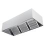 Thumbnail Hota cubica de perete cu filtre, inox, 300*110*40 cm - 1