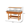 Thumbnail Carucior autoservire bain marie 4*GN1/1 - 4
