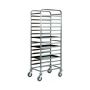 Thumbnail Carucior inox pentru tavi patiserie - 0