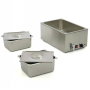 Thumbnail Bain marie de banc cu robinet si 2 cuve GN1/2 cu capac - 3