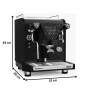Thumbnail Espressor automat FIAMMA, 1 grup inteligent control digital, 3.6 kW, inox, 53*39*49 cm - 14