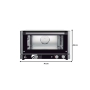 Thumbnail Cuptor profesional patiserie / gastronomie FM electric cu 3 tavi si panou de control mecanic - 3