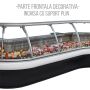 Thumbnail Vitrina frigorifica self-service pentru peste, motor exterior, 187*125*90 cm - 1
