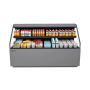 Thumbnail Vitrina frigorifica self-service produse snacks si bauturi 250 cm - motor exterior - 1