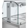 Thumbnail Bain-marie 5 tavi GN 1/1 cu dulap cald si geam panoramic, 178 cm - 1