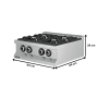 Thumbnail Masina de gatit pe gaz, inox, 4 arzatoare, 60*64*29 cm - 1