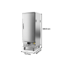 Thumbnail Carucior inox banquet cald 11 cuve GN 2/1 - 8