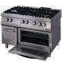 Thumbnail Masina de gatit pe gaz OZTI, inox, cu 6 arzatoare si cuptor, 120*90*85 cm - 0