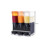 Thumbnail Aparat dozator special suc, ceai rece capacitate 3 bazine 20 lt cu dispersie - 5