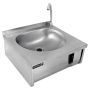 Thumbnail Chiuveta cu actionare la genunchi, inox, 50*45*22 cm - 0