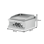 Thumbnail Grill electric profesional, inox, cu suprafata striata, 60*64*29 cm - 1