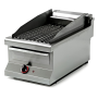 Thumbnail Grill electric profesional, inox, cu roca vulcanica si steamer, 40*64*29 cm - 0