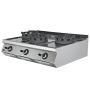 Thumbnail Masina de gatit pe gaz, inox, cu 3 arzatoare tip wok PLUS, 120*73*30 cm - 0