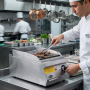 Thumbnail Grill electric profesional, inox, cu suprafata striata PLUS, 40*73*30 cm - 2