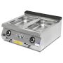 Thumbnail Bain marie profesional, electric, inox, 2 bazine, 80*73*30 cm - 0