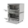 Thumbnail Cuptor profesional, inox, tip protap, cu rezistente electrice si flacara dubla pe gaz, pentru miel, ied, capra, oaie si berbec - 1