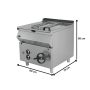Thumbnail Tigaie basculanta electrica, inox, 50 lt, 80*73*85 cm - 2