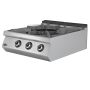 Thumbnail Masina de gatit pe gaz, inox, cu 1 arzator mare PLUS, 80*90*30 cm - 0