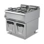 Thumbnail Friteuza gaz profesionala, inox, cu 2 cuve, 2*23 lt - 0