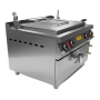 Thumbnail Marmita pe gaz, profesionala, inox, 250 lt, incalzire indirecta, 120*90*85 cm - 2