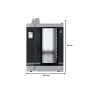 Thumbnail Cuptor profesional gastronomie / patiserie FM pe gaz cu 10 cuve si panou de control touchscreen - 7