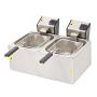 Thumbnail Friteuza electrica cu 2 cuve 5 lt - 0