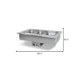 Thumbnail Modul bain marie drop-in 3 GN1/1 - 1