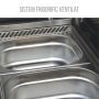 Thumbnail Salad bar, inox, 6*1/1 GN, racire ventilata, 220*90*85/131 cm - 1