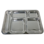 Thumbnail Tava inox 18/10 servire cu 5 compartimente - 0