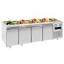 Thumbnail Salad bar FRENOX, inox, 6*1/1 GN, 233*70*85 cm - 0