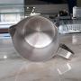 Thumbnail Cana inox pentru lapte cu maner 0,8 lt - 2