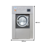 Thumbnail Masina de spalat capacitate 54 kg si viteza inalta de centrifugare, Factor G 387, incalzire electrica - 2